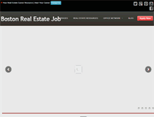 Tablet Screenshot of bostonrealestatejob.com